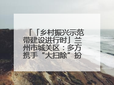 「乡村振兴示范带建设进行时」兰州市城关区：多方携手“大扫除”扮靓乡村“颜值”
