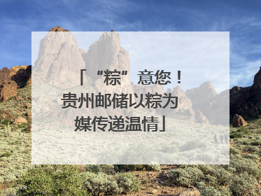 “粽”意您！贵州邮储以粽为媒传递温情