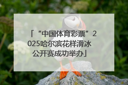 “中国体育彩票”2025哈尔滨花样滑冰公开赛成功举办