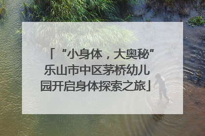“小身体，大奥秘” 乐山市中区茅桥幼儿园开启身体探索之旅