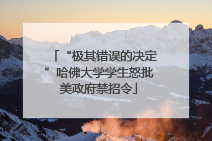 “极其错误的决定”哈佛大学学生怒批美政府禁招令