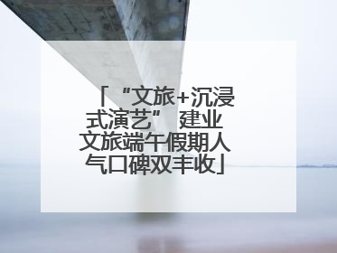 “文旅+沉浸式演艺” 建业文旅端午假期人气口碑双丰收