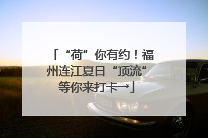 “荷”你有约！福州连江夏日“顶流”等你来打卡→