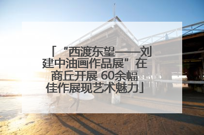 “西渡东望——刘建中油画作品展”在商丘开展 60余幅佳作展现艺术魅力