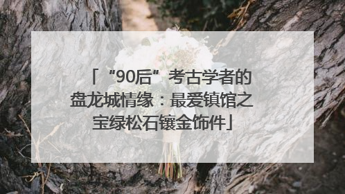 “90后”考古学者的盘龙城情缘：最爱镇馆之宝绿松石镶金饰件