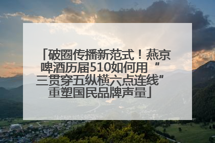 破圈传播新范式！燕京啤酒历届510如何用“三贯穿五纵横六点连线”重塑国民品牌声量