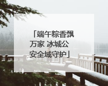 端午粽香飘万家 冰城公安全域守护