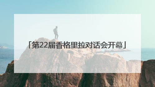 第22届香格里拉对话会开幕