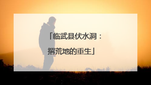 临武县伏水洞：撂荒地的重生