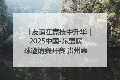 友谊在竞技中升华｜2025中国-东盟藤球邀请赛开赛 贵州惠水燃动“空中芭蕾”