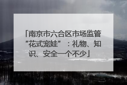 南京市六合区市场监管“花式宠娃”：礼物、知识、安全一个不少