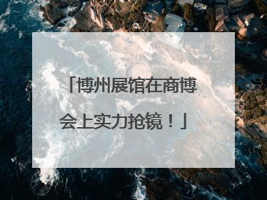 博州展馆在商博会上实力抢镜！