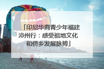 印尼华裔青少年福建漳州行：感受祖地文化和侨乡发展脉搏