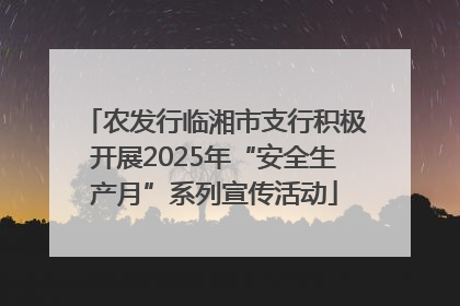 农发行临湘市支行积极开展2025年“安全生产月”系列宣传活动