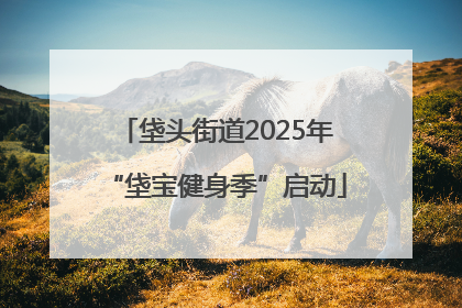 垡头街道2025年“垡宝健身季”启动