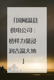 国网温县供电公司：榜样力量浸润古温大地