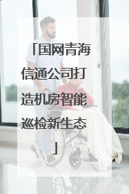 国网青海信通公司打造机房智能巡检新生态