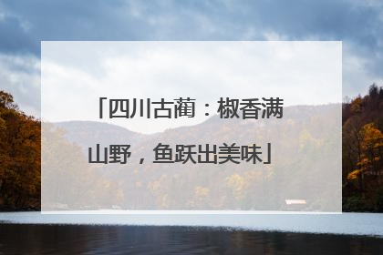 四川古蔺：椒香满山野，鱼跃出美味