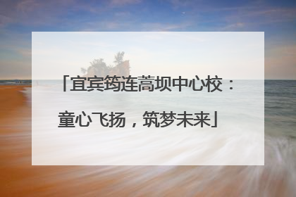 宜宾筠连蒿坝中心校：童心飞扬，筑梦未来