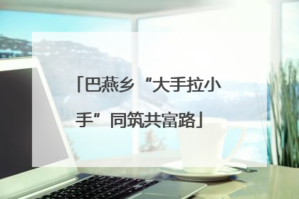 巴燕乡“大手拉小手”同筑共富路