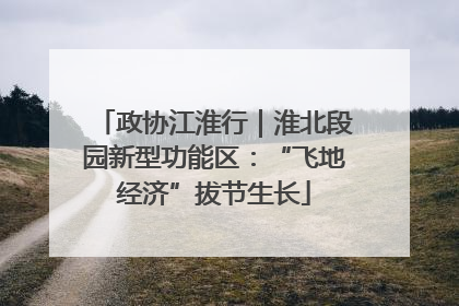 政协江淮行｜淮北段园新型功能区：“飞地经济”拔节生长