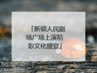 新疆人民剧场广场上演精彩文化盛宴
