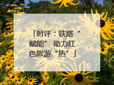 时评：铁路“赋能” 助力红色旅游“热”