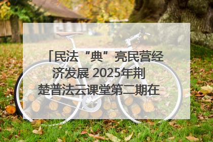 民法“典”亮民营经济发展 2025年荆楚普法云课堂第二期在武汉客厅开讲