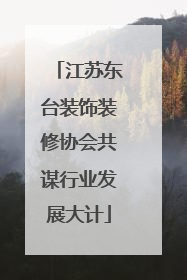 江苏东台装饰装修协会共谋行业发展大计