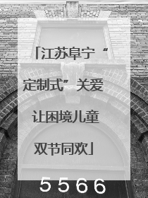 江苏阜宁“定制式”关爱 让困境儿童双节同欢