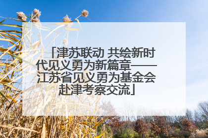 津苏联动 共绘新时代见义勇为新篇章——江苏省见义勇为基金会赴津考察交流