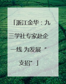 浙江金华：九三学社专家赴企一线 为发展“支招”