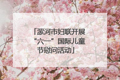 漯河市妇联开展“六一”国际儿童节慰问活动