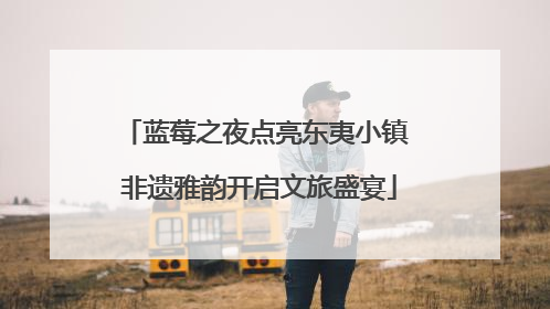 蓝莓之夜点亮东夷小镇 非遗雅韵开启文旅盛宴