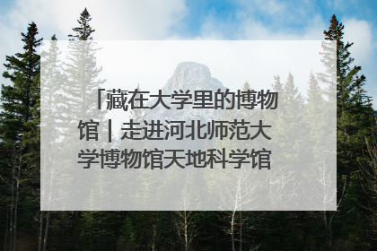 藏在大学里的博物馆｜走进河北师范大学博物馆天地科学馆：在校园里赴一场“宇宙之约”