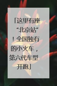 这里有座“北京站”！全国独有的小火车，第六代车型开跑