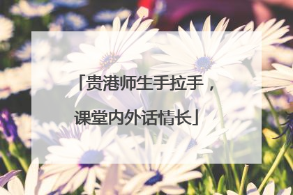 贵港师生手拉手，课堂内外话情长