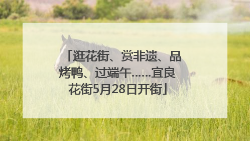 逛花街、赏非遗、品烤鸭、过端午……宜良花街5月28日开街