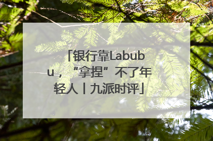 银行靠Labubu，“拿捏”不了年轻人丨九派时评