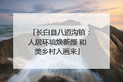 长白县八道沟镇：人居环境焕新颜 和美乡村入画来