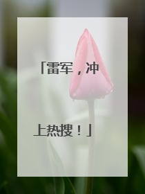 雷军，冲上热搜！