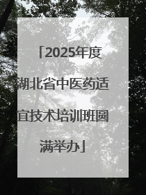2025年度湖北省中医药适宜技术培训班圆满举办