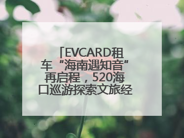 EVCARD租车“海南遇知音”再启程，520海口巡游探索文旅经济新模式